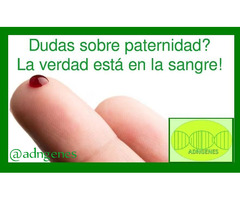 Dudas sobre paternidad? La verdad está en la sangre!